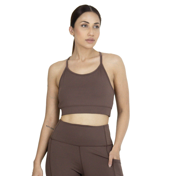 Mystique Sports Bra - Brown