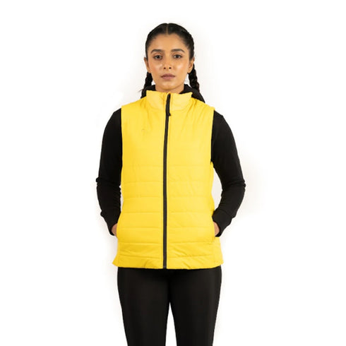 Puffer Jacket Vest (Yellow)