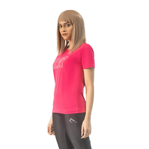 Premium Cotton Tee (Pink) - WTPTXT