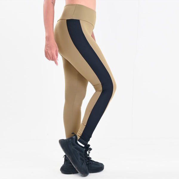 Allure Yoga Pants - Black/Brown