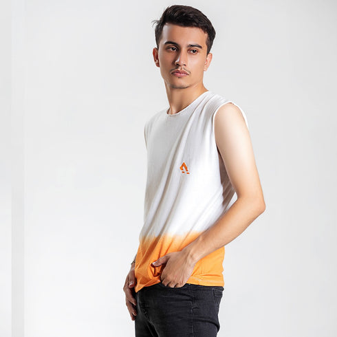 Urban Street Tank - White/Orange