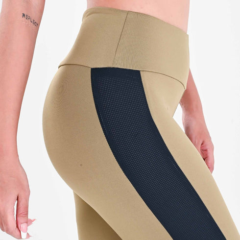Allure Yoga Pants - Black/Brown