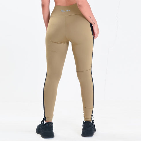Allure Yoga Pants - Black/Brown