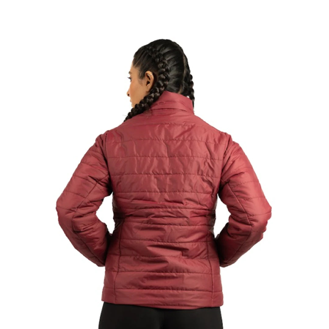 Full Sleeves Puffer Jacket (Maroon)
