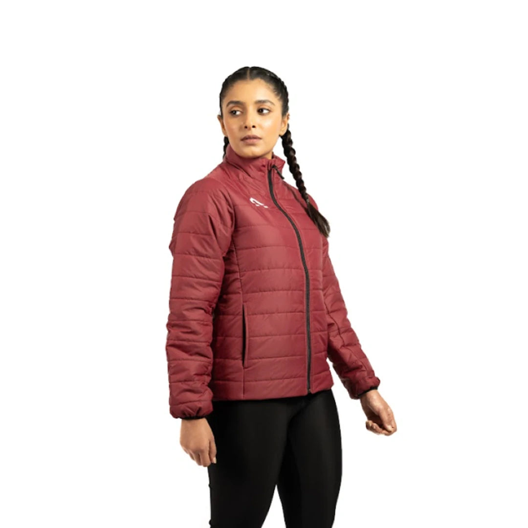 Full Sleeves Puffer Jacket (Maroon)