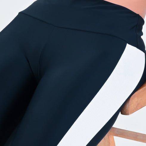 Allure Yoga Pants - Black/White