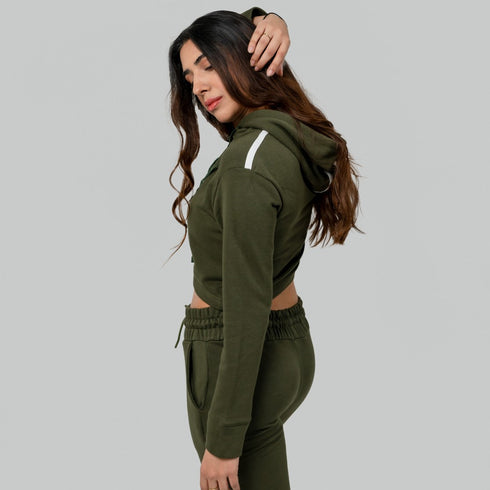 Evolution Crop Top - Olive