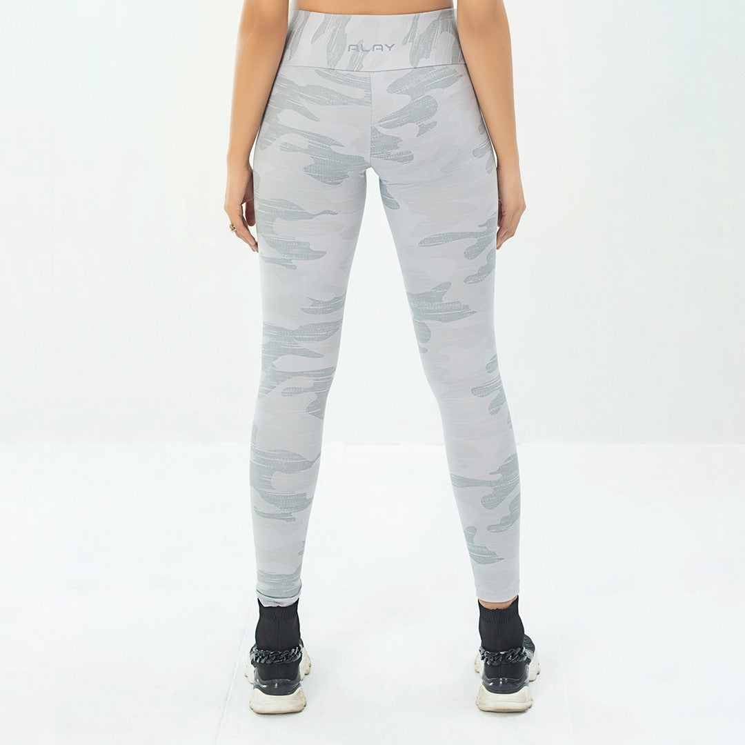 Alay Luxe Leggings - Camo Grey