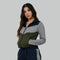 Ignite Zipper Cardigan - Navy / Olive