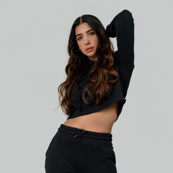 Evolution Crop Top - Black