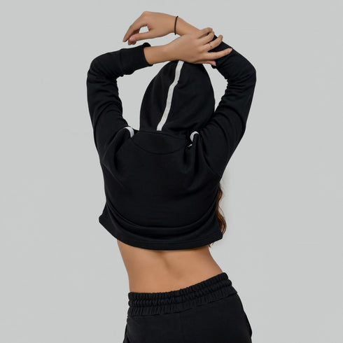 Evolution Crop Top - Black