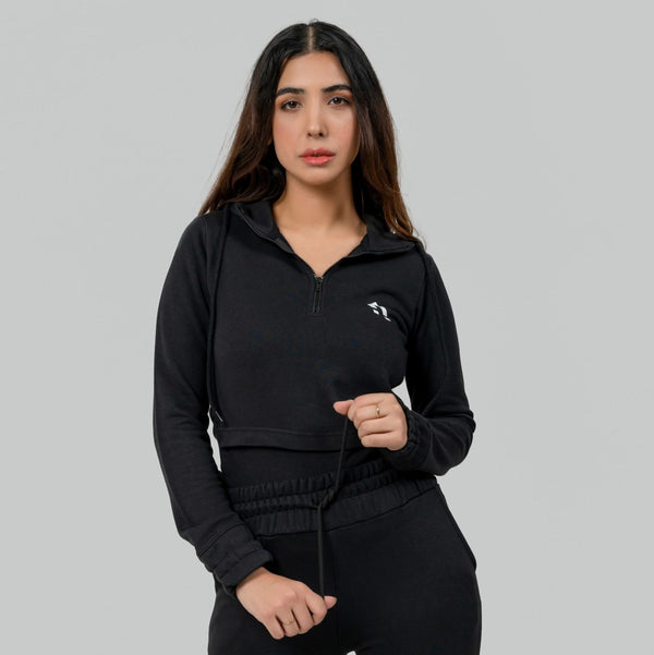 Flex Terry Hoodie - Black